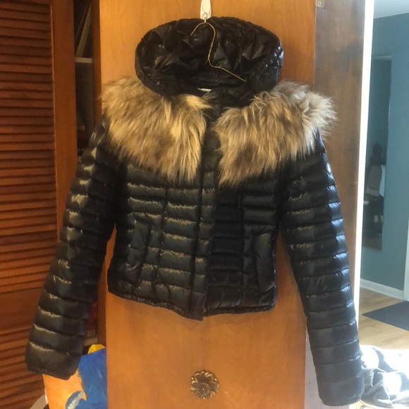 SNOWMAN New York Jackets & Blazers - SNOWMAN NYC SHORT DOWN JACKET W/ FUR COLLAR